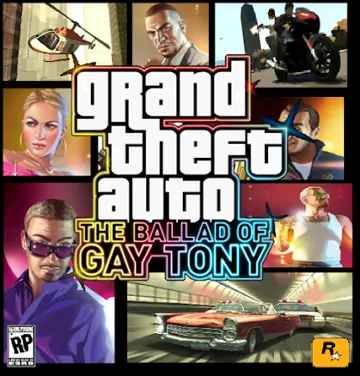 Grand Theft Auto IV - The Ballad of Gay Tony (USA) (DLC) box cover front